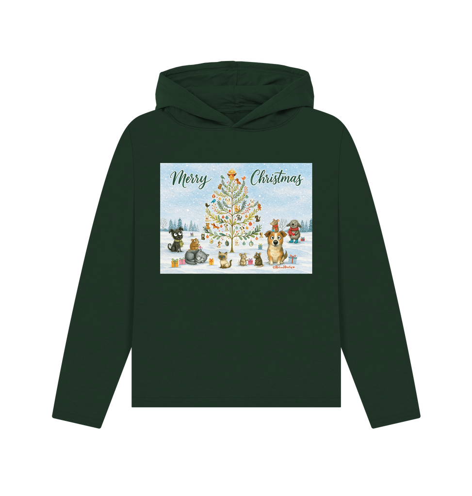 Evergreen Printed Hoody Front