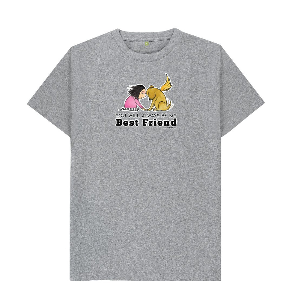 Athletic Grey Best Friend Organic T-shirt