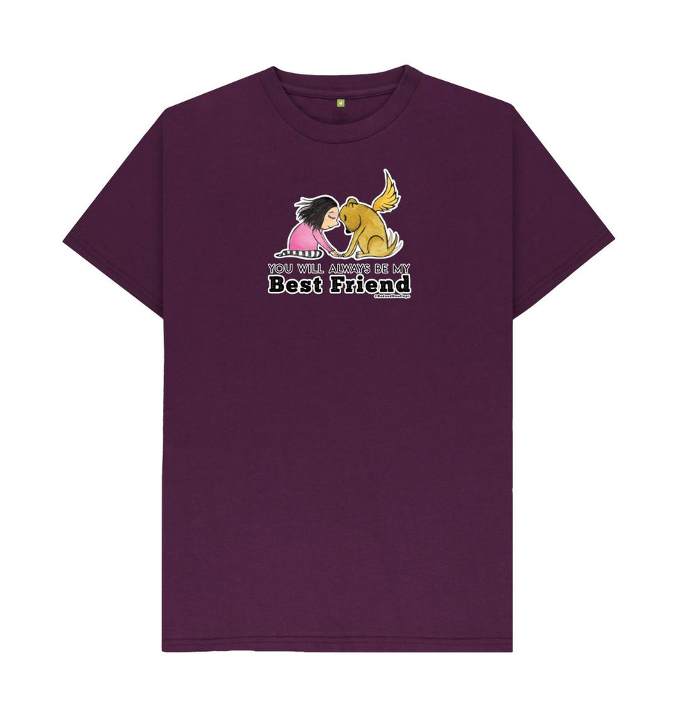 Purple Best Friend Organic T-shirt