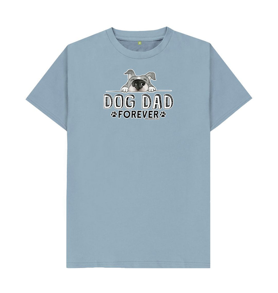 Stone Blue Dog DAD Forever Organic T-shirt