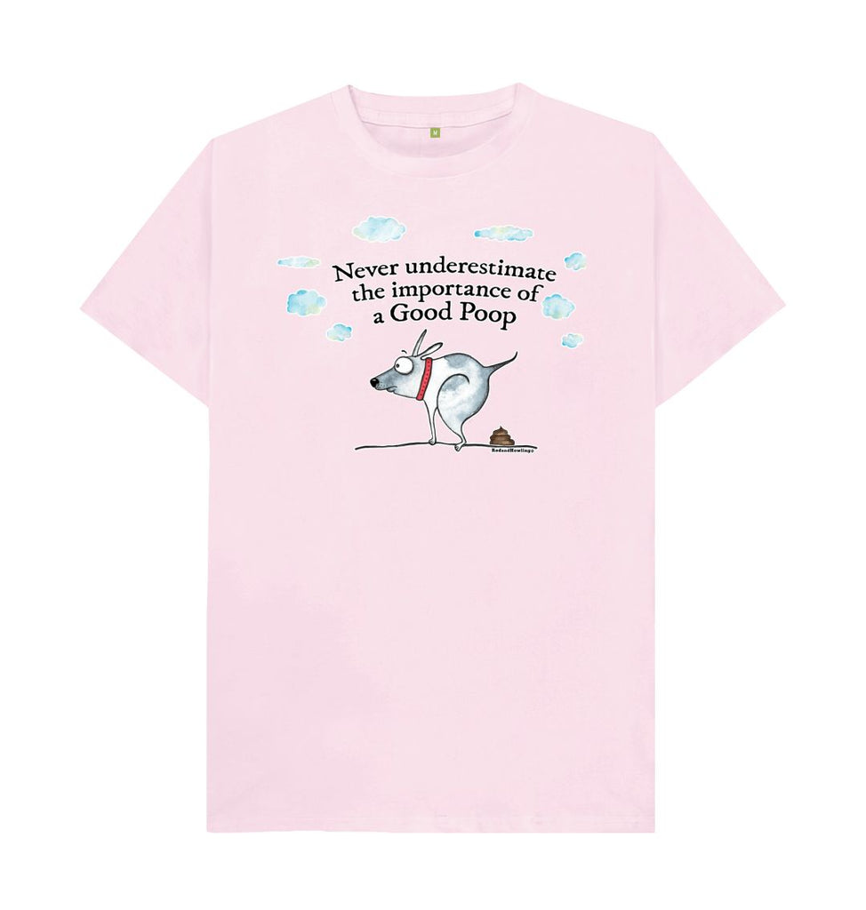 Pink Importance of a Good Poop Organic T-shirt