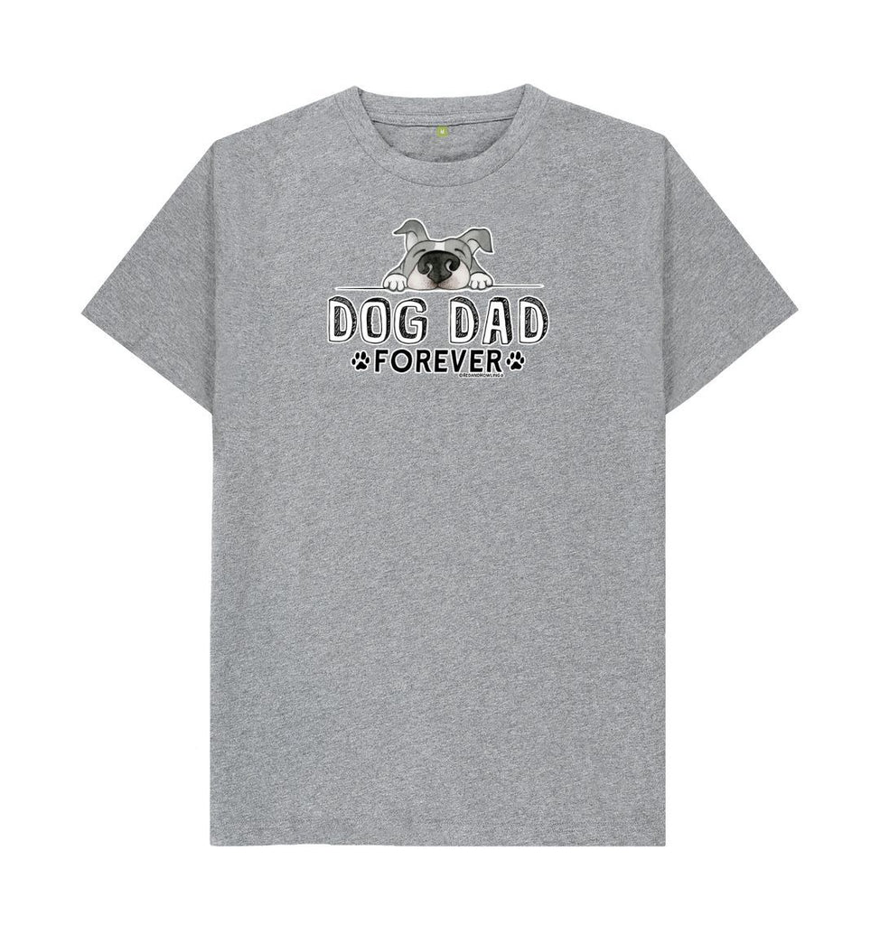 Athletic Grey Dog DAD Forever Organic T-shirt